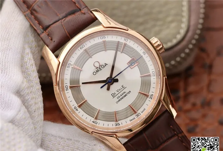 Omega De Ville 431.63.41.21.02.001 VS Factory 1:1 Best Edition Replica Watch Brown Strap